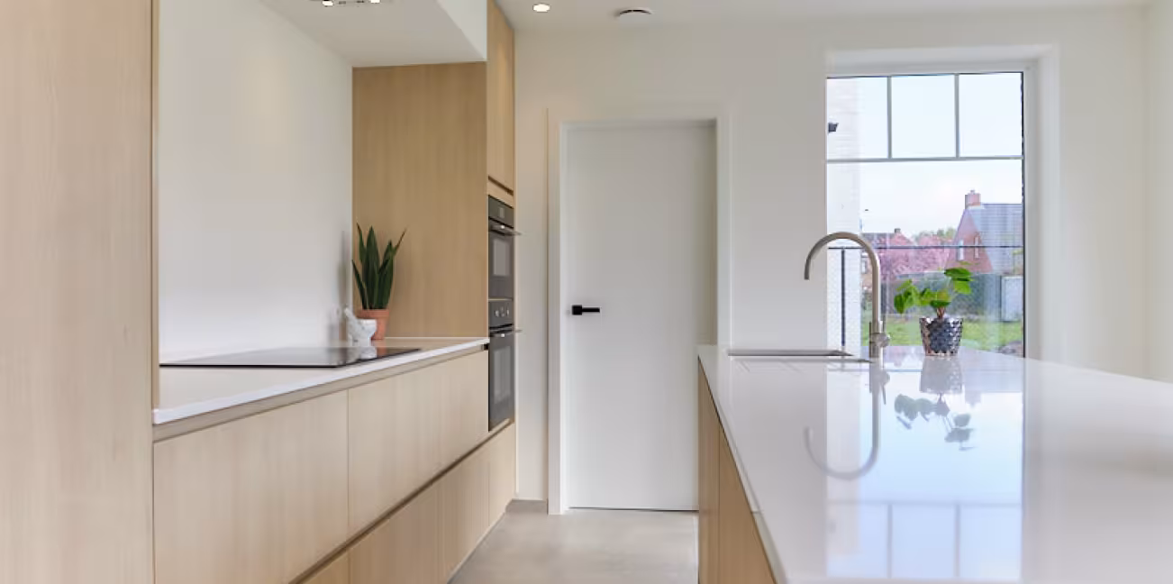 Interieur keuken - Nieuwbouwwoning Hectaar in Roeselare