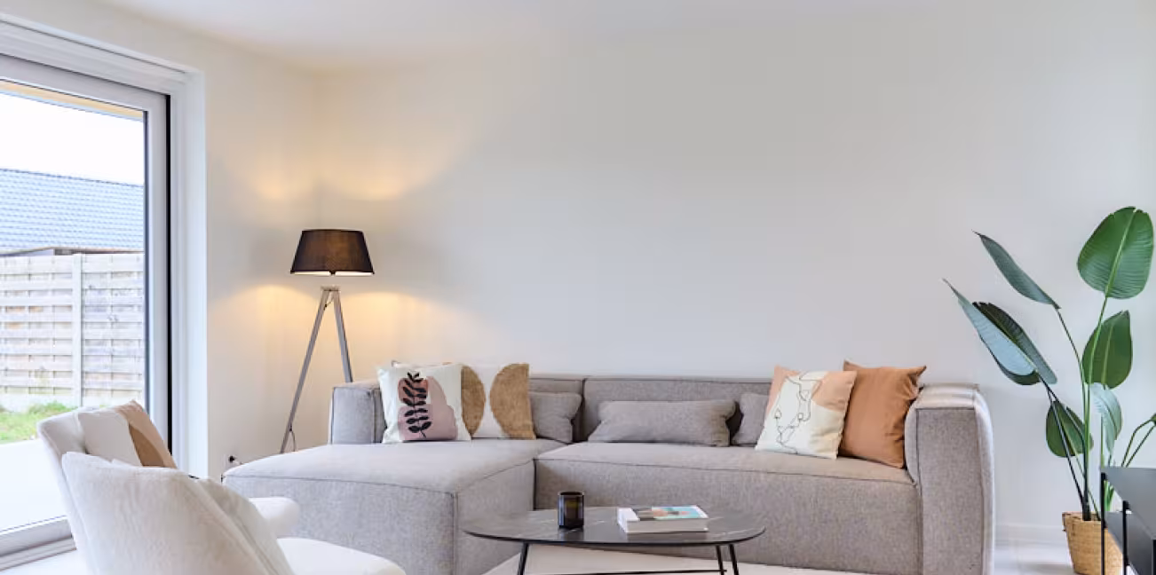 Interieur leefruimte - Nieuwbouwwoning Hectaar in Roeselare